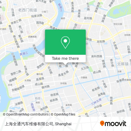 上海全通汽车维修有限公司 map