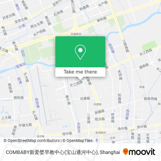 COMBABY新爱婴早教中心(宝山通河中心) map