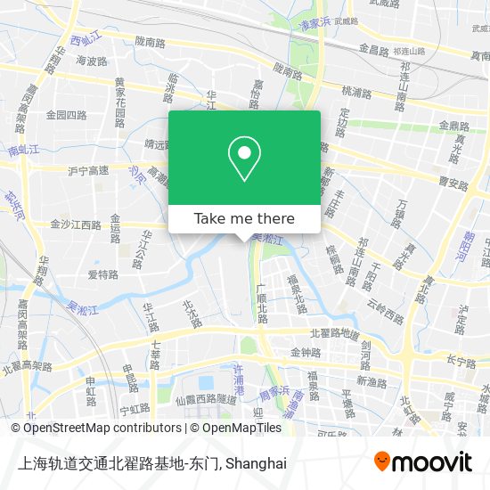 上海轨道交通北翟路基地-东门 map