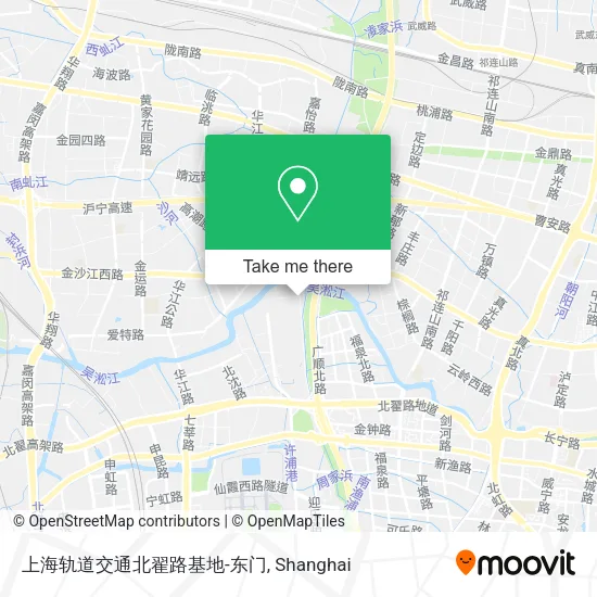 上海轨道交通北翟路基地-东门 map