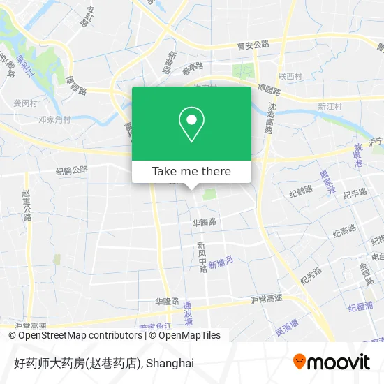 好药师大药房(赵巷药店) map