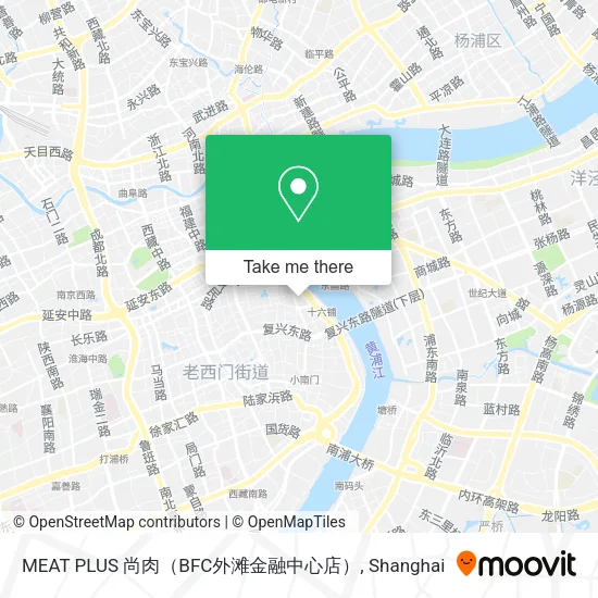 MEAT PLUS 尚肉（BFC外滩金融中心店） map