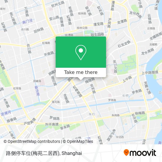 路侧停车位(梅苑二居西) map