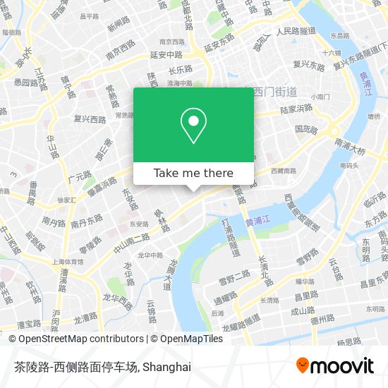 茶陵路-西侧路面停车场 map