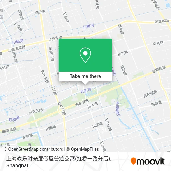 上海欢乐时光度假屋普通公寓(虹桥一路分店) map