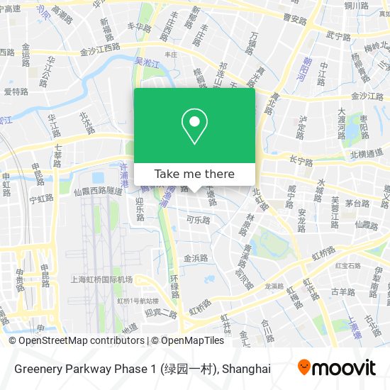 Greenery Parkway Phase 1 (绿园一村) map