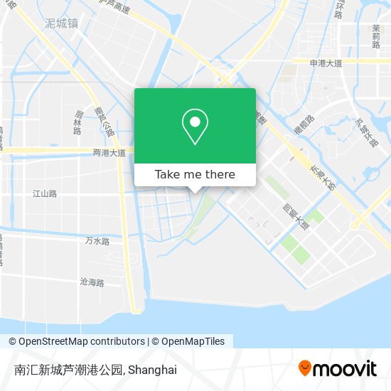 南汇新城芦潮港公园 map