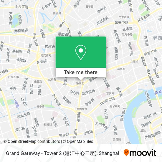 Grand Gateway - Tower 2 (港汇中心二座) map