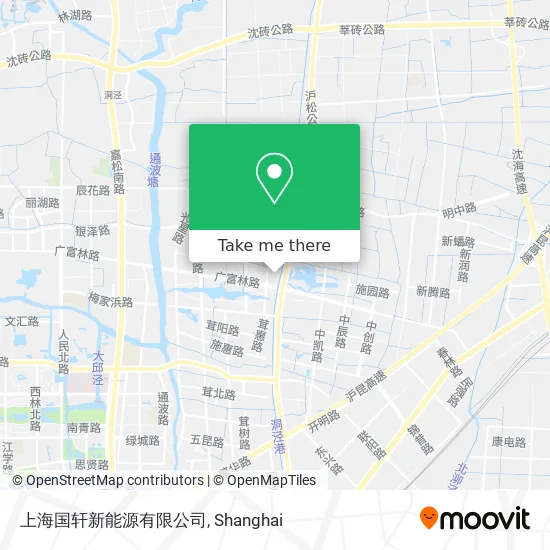 上海国轩新能源有限公司 map