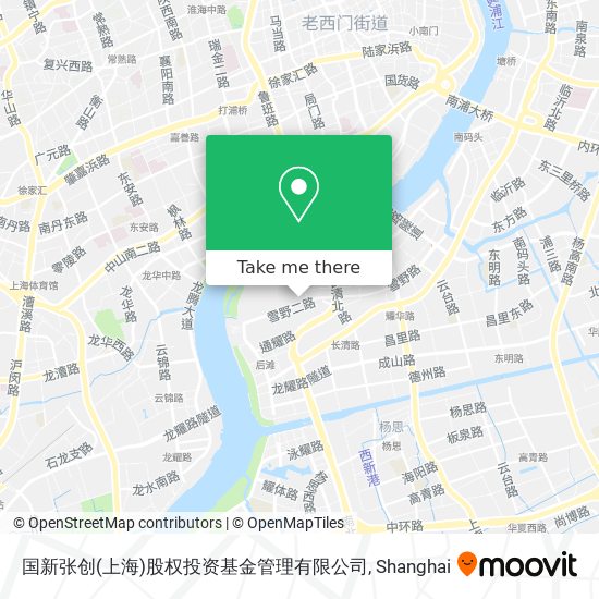 国新张创(上海)股权投资基金管理有限公司 map