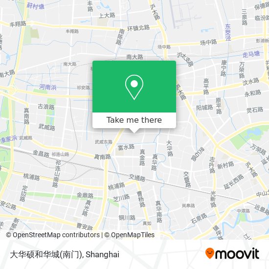 大华硕和华城(南门) map