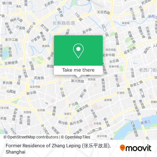 Former Residence of Zhang Leping (张乐平故居) map