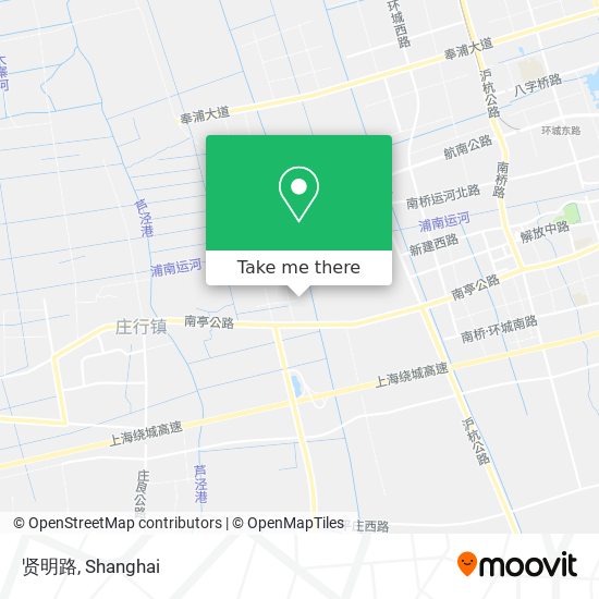 贤明路 map