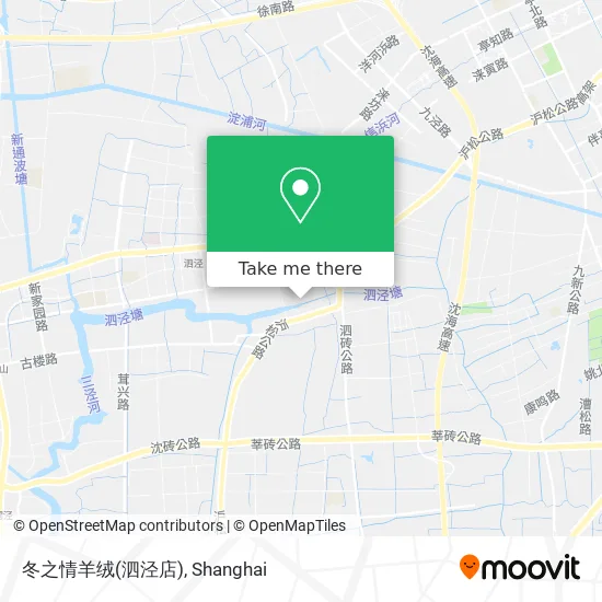 冬之情羊绒(泗泾店) map