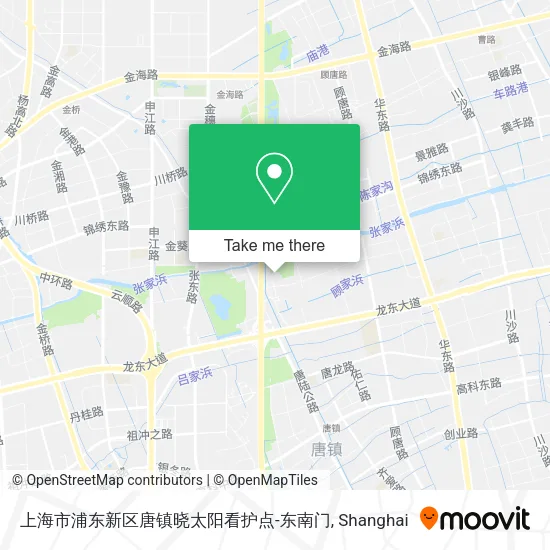 上海市浦东新区唐镇晓太阳看护点-东南门 map