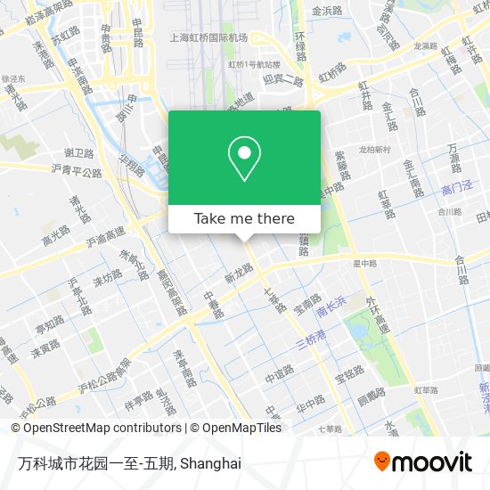 万科城市花园一至-五期 map