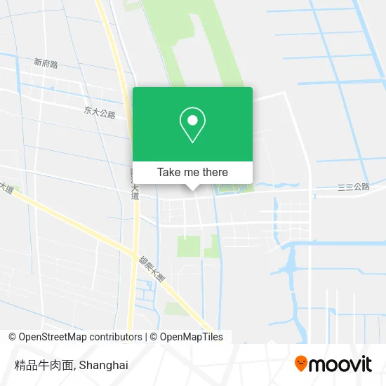 精品牛肉面 map