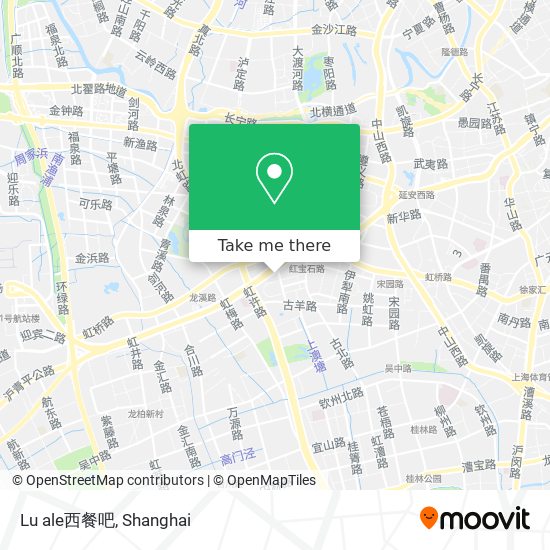 Lu ale西餐吧 map