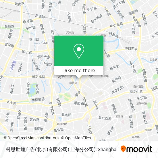 科思世通广告(北京)有限公司(上海分公司) map