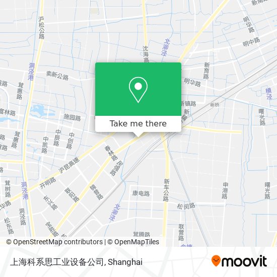 上海科系思工业设备公司 map