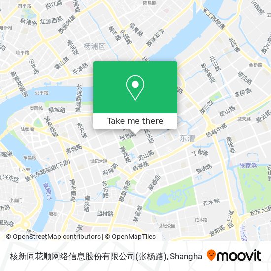 核新同花顺网络信息股份有限公司(张杨路) map