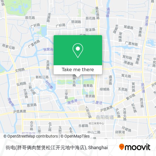 街电(胖哥俩肉蟹煲松江开元地中海店) map