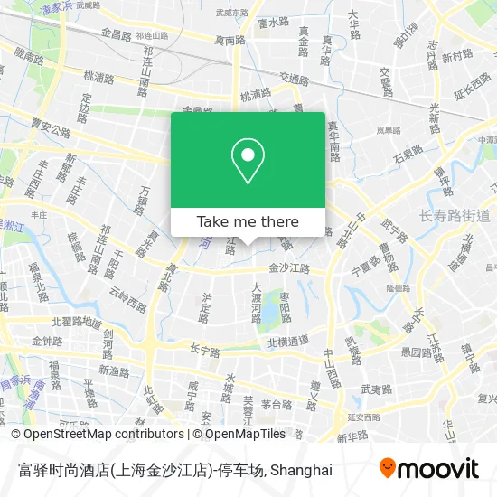 富驿时尚酒店(上海金沙江店)-停车场 map