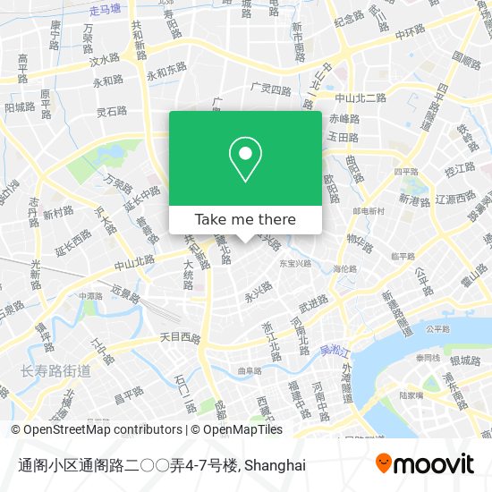 通阁小区通阁路二〇〇弄4-7号楼 map