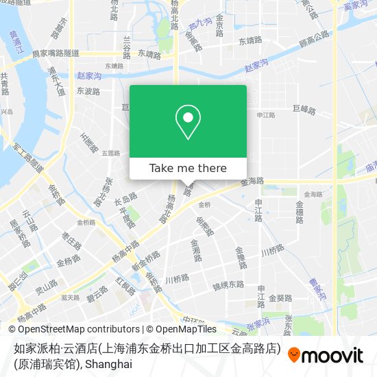 如家派柏·云酒店(上海浦东金桥出口加工区金高路店)(原浦瑞宾馆) map