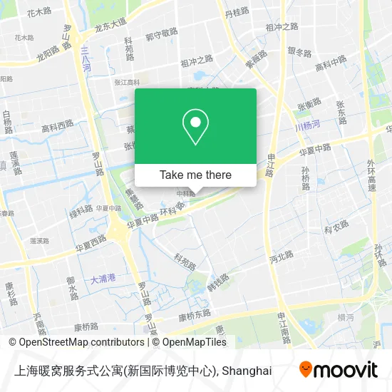 上海暖窝服务式公寓(新国际博览中心) map
