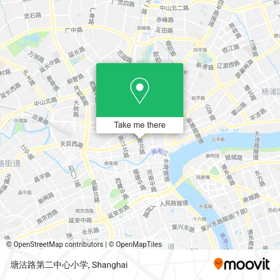 塘沽路第二中心小学 map