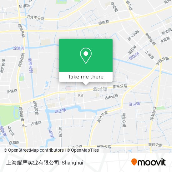 上海耀严实业有限公司 map