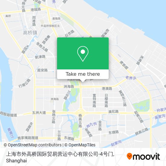 上海市外高桥国际贸易营运中心有限公司-4号门 map