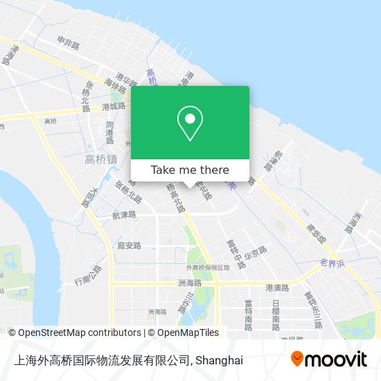 上海外高桥国际物流发展有限公司 map
