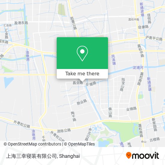 上海三幸寝装有限公司 map