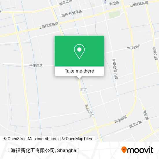 上海福新化工有限公司 map