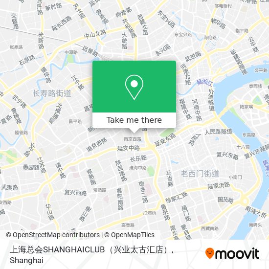 上海总会SHANGHAICLUB（兴业太古汇店） map