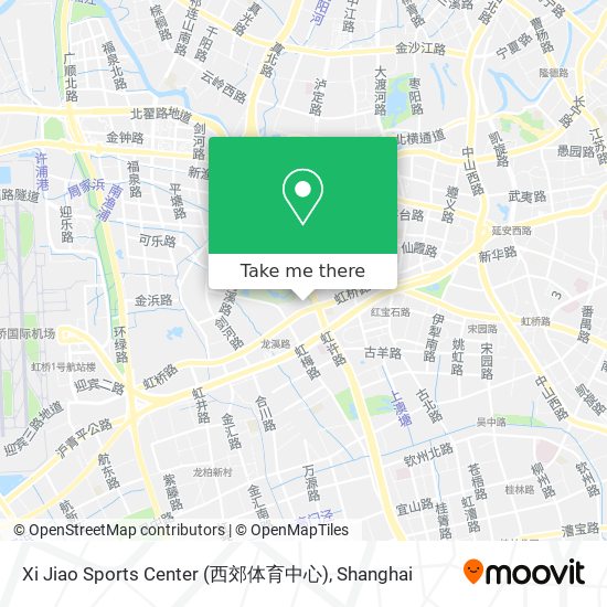 Xi Jiao Sports Center (西郊体育中心) map