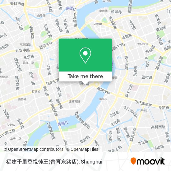 福建千里香馄饨王(普育东路店) map