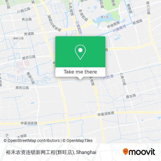 裕禾农资连锁新网工程(辉旺店) map