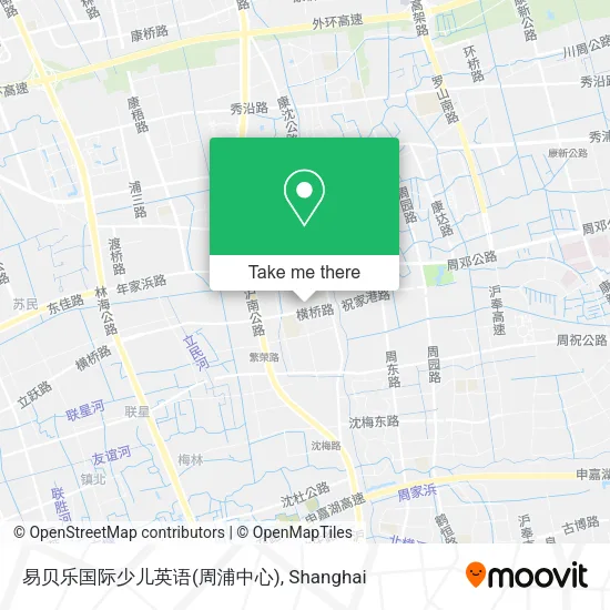 易贝乐国际少儿英语(周浦中心) map