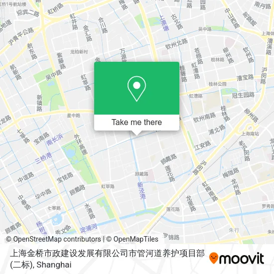 上海金桥市政建设发展有限公司市管河道养护项目部(二标) map