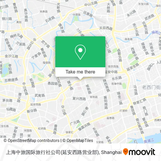 上海中旅国际旅行社公司(延安西路营业部) map