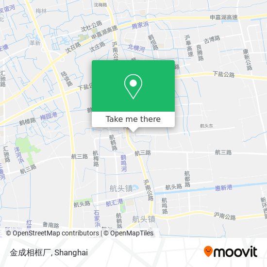 金成相框厂 map