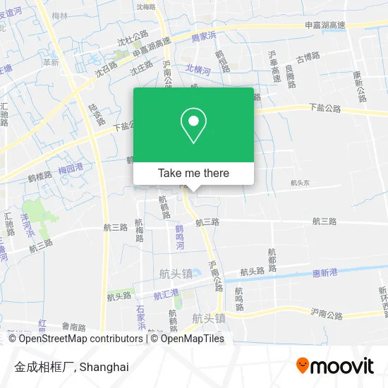 金成相框厂 map