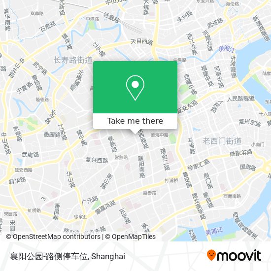 襄阳公园-路侧停车位 map
