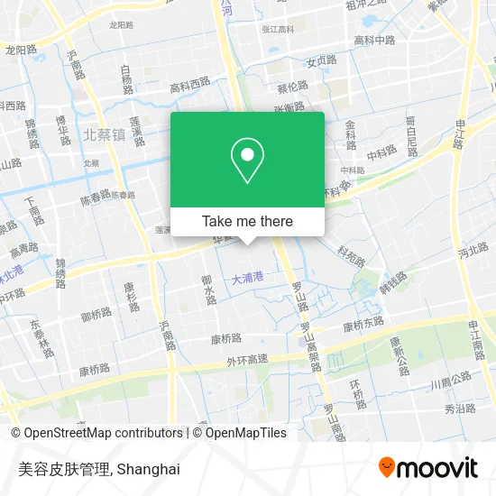 美容皮肤管理 map