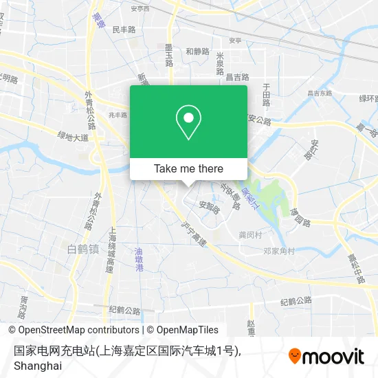 国家电网充电站(上海嘉定区国际汽车城1号) map