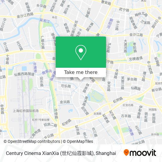 Century Cinema XianXia (世纪仙霞影城) map