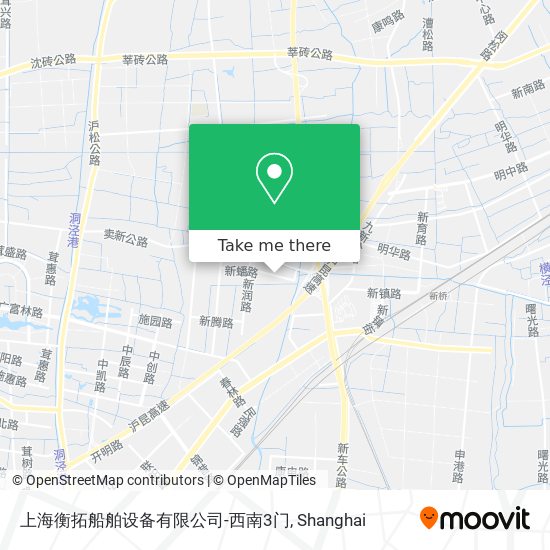 上海衡拓船舶设备有限公司-西南3门 map